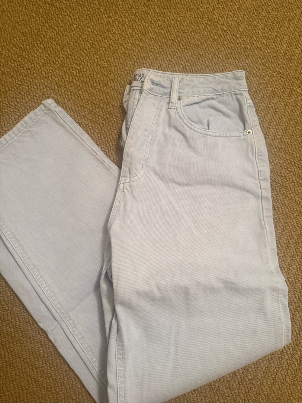 Princess Polly Light Wash High-Rise Jeans